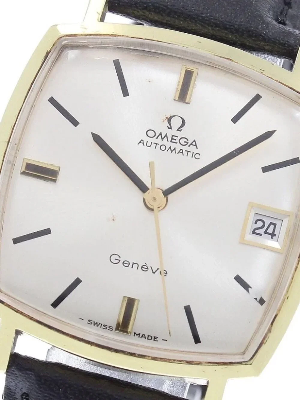 OMEGA Geneve 162.010 Date cal.565 Silver Dial Automatic Men's Watch_966584
